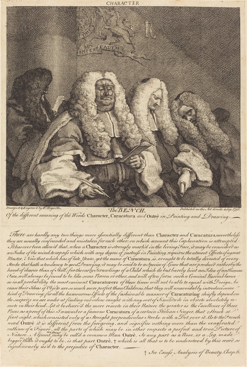 Bænken af William Hogarth