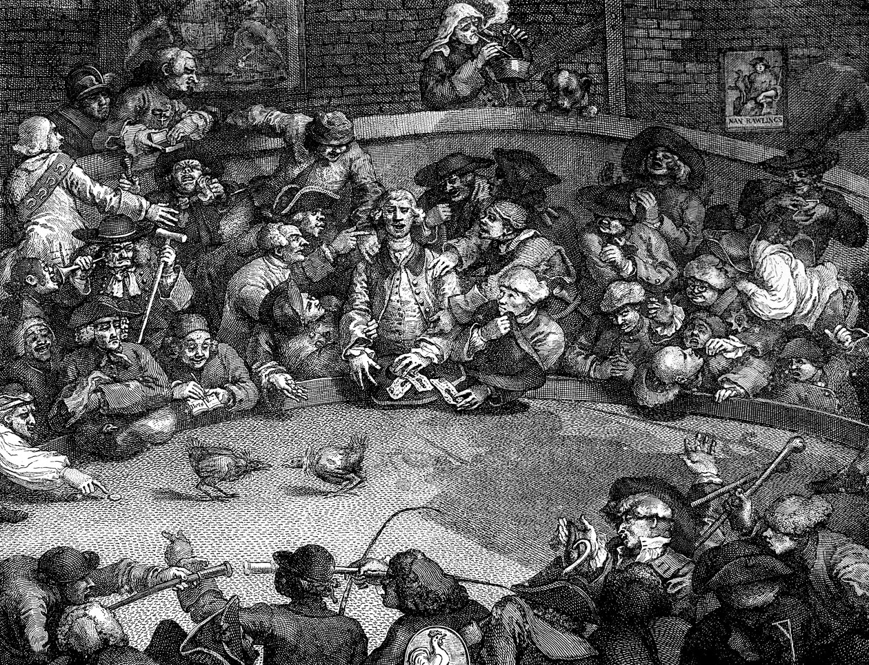 Cockpit, 1759. af William Hogarth