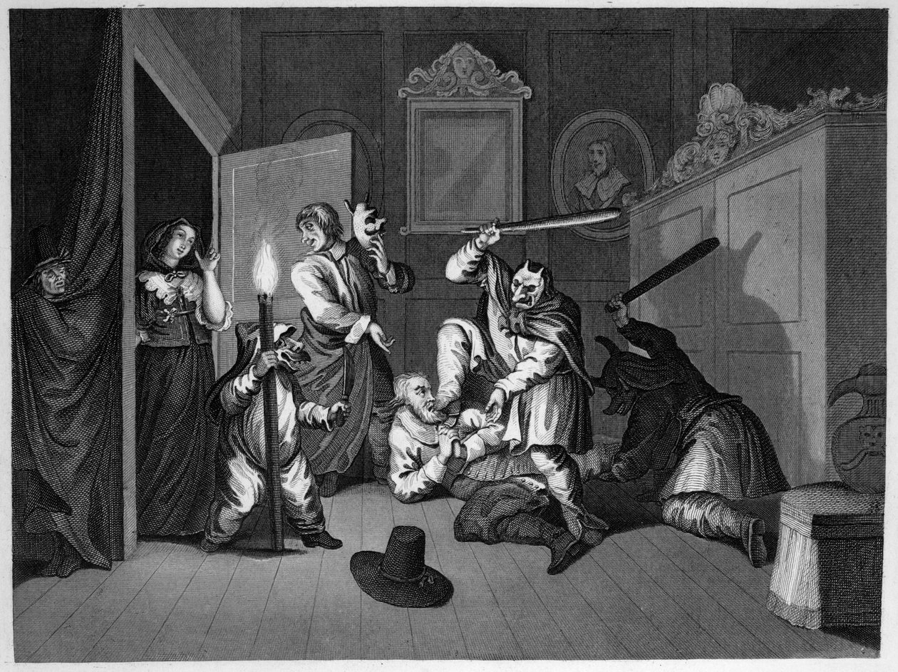 Maskeradeeventyret af William Hogarth