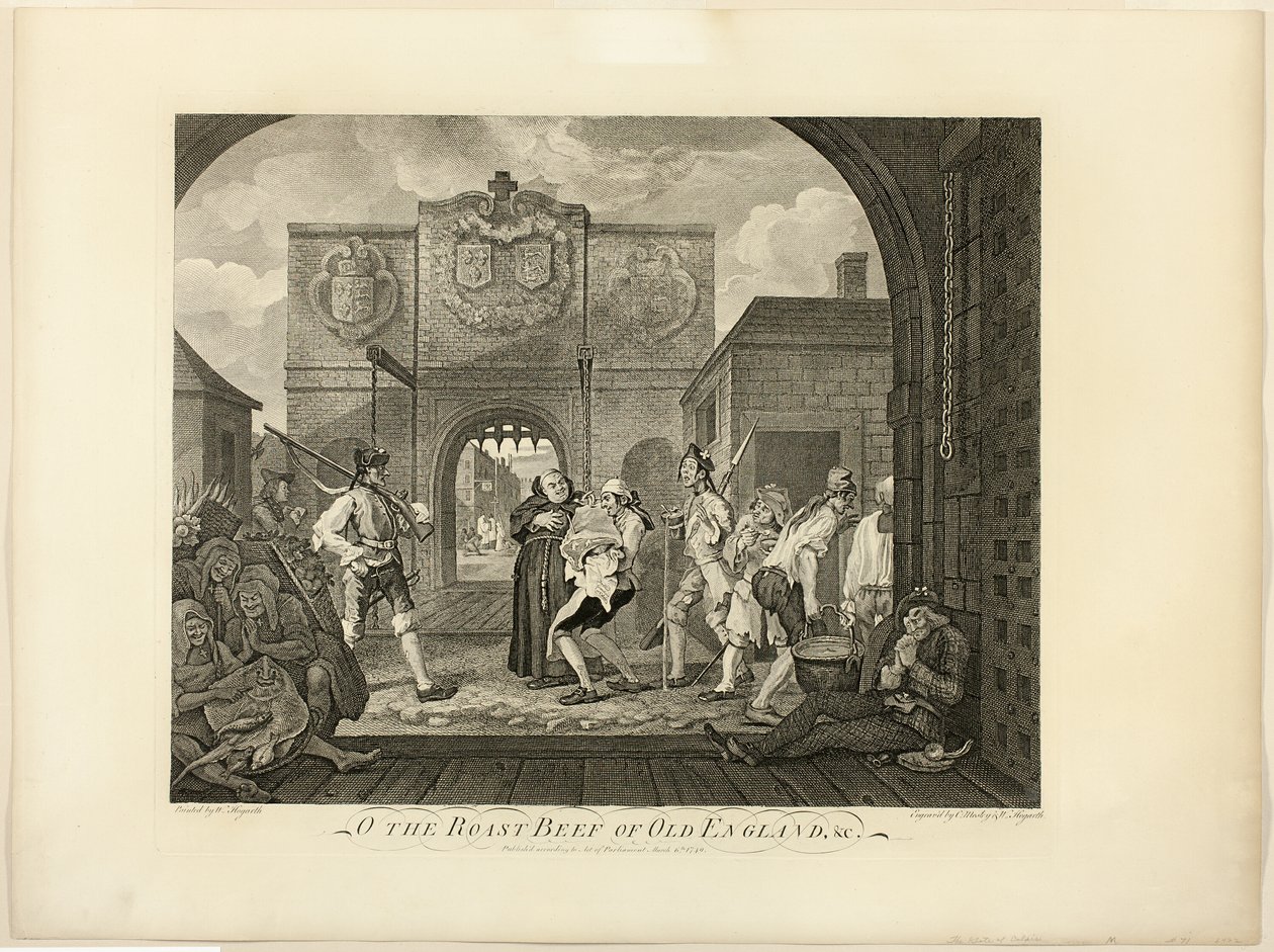 Roastbeef fra Old England af William Hogarth
