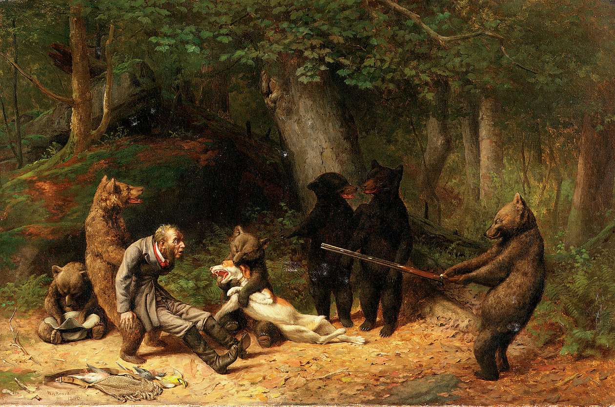 Making Game of the Hunter, 1880 af William Holbrook Beard