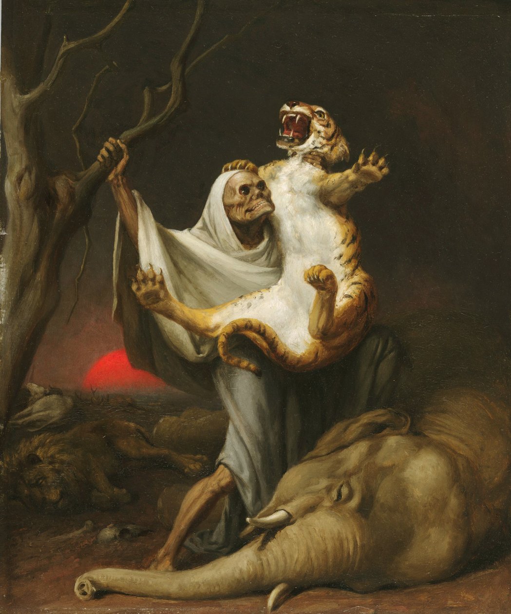 Dødens magt, c.1890. af William Holbrook Beard