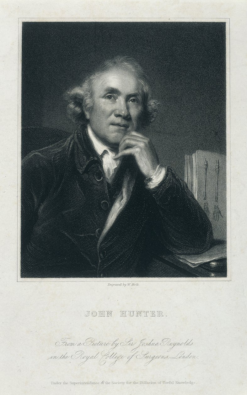 John Hunter, FRS, c1850-c1870 af William Holl