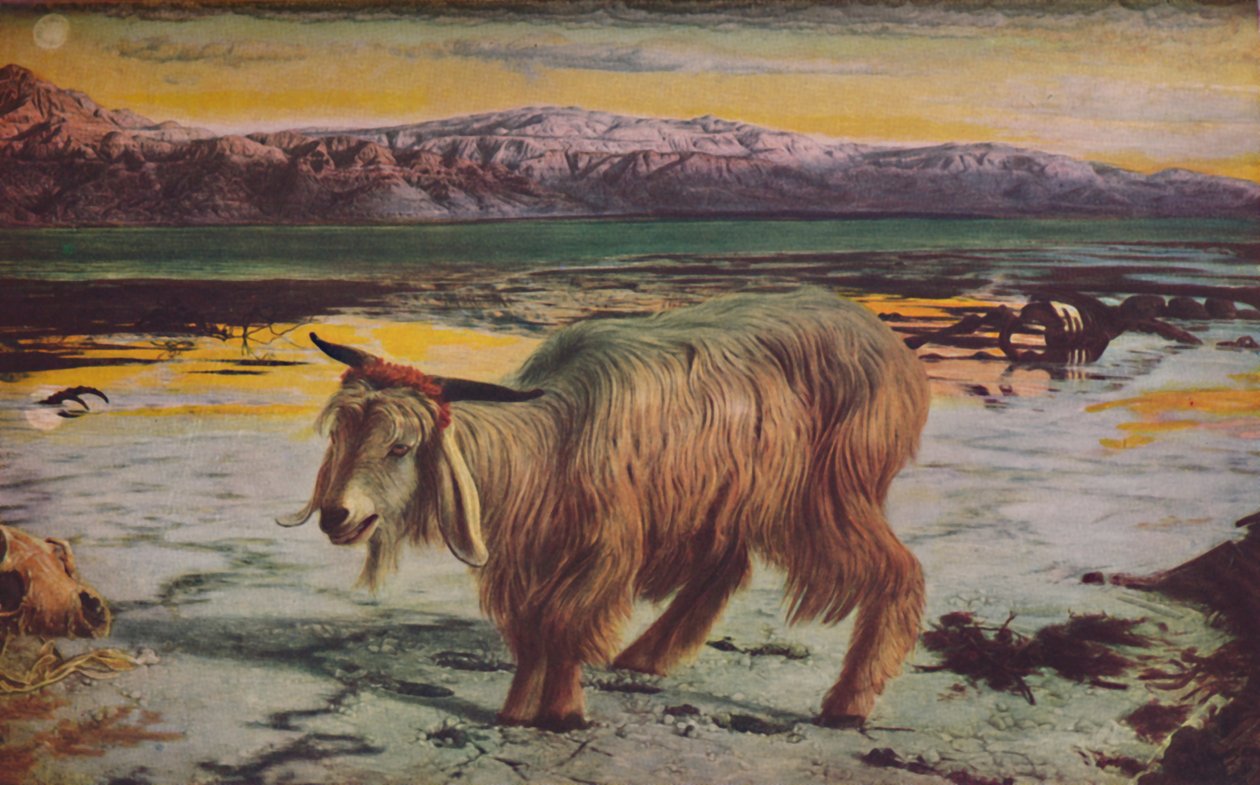 Syndebukken, 1856, c1950. af William Holman Hunt