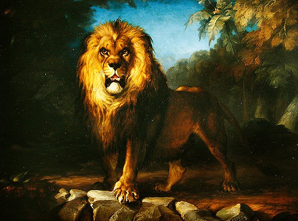 Løve af William Huggins