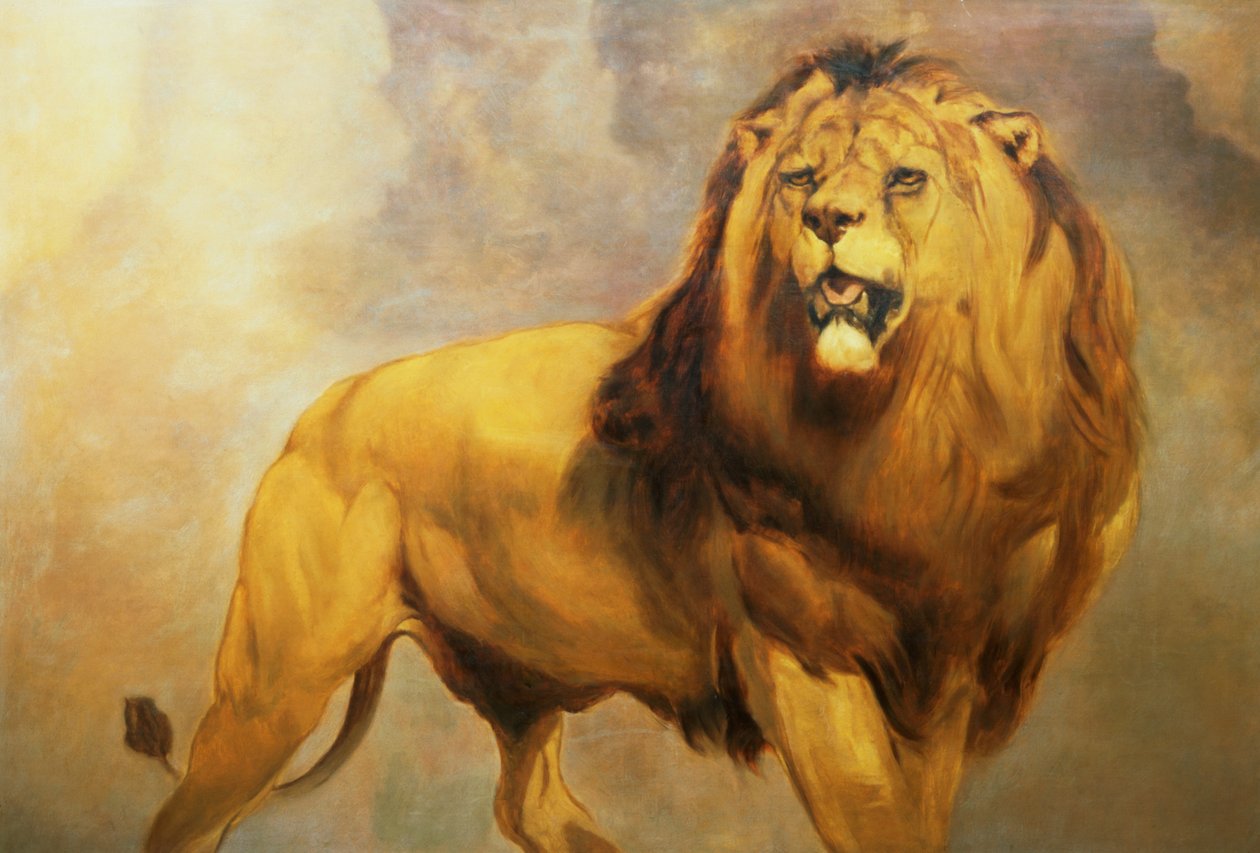 Lion af William Huggins