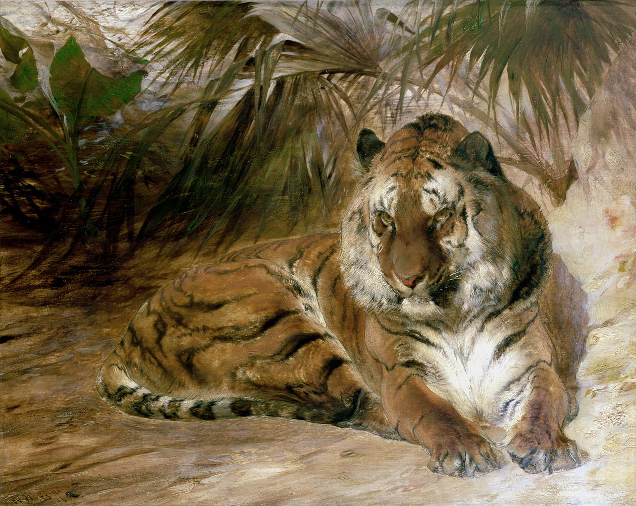 Tiger af William Huggins