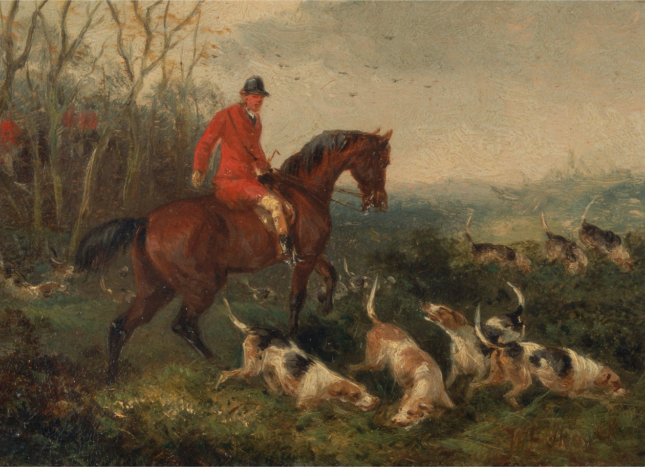 Rævejagt: Ved Cover af William J. Shayer