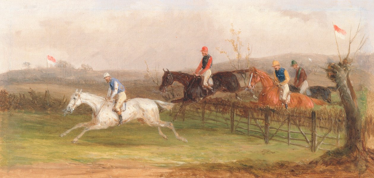 Steeplechasing: The Hurdle af William J. Shayer