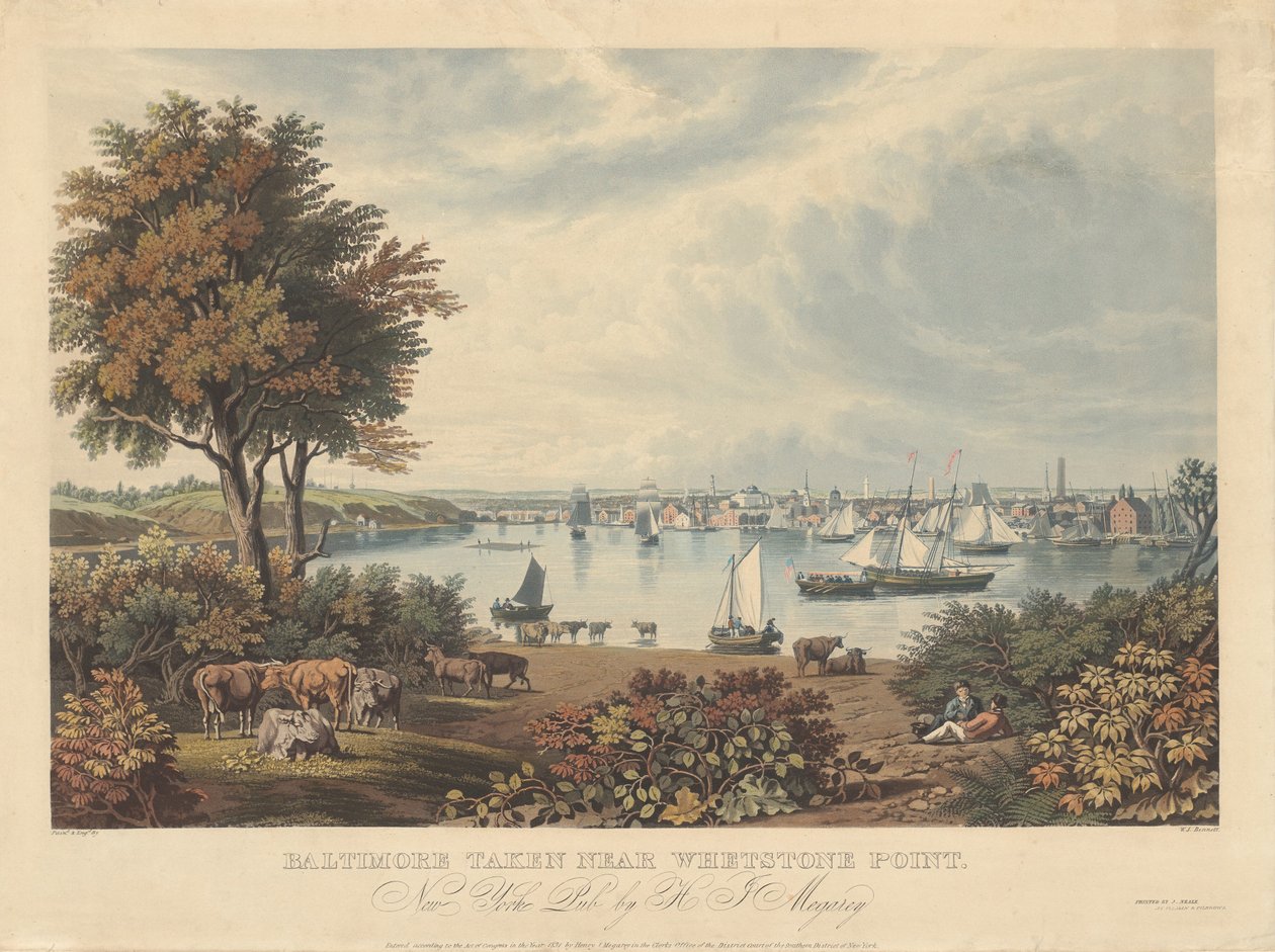 Baltimore taget nær Whetstone Point af William James Bennett
