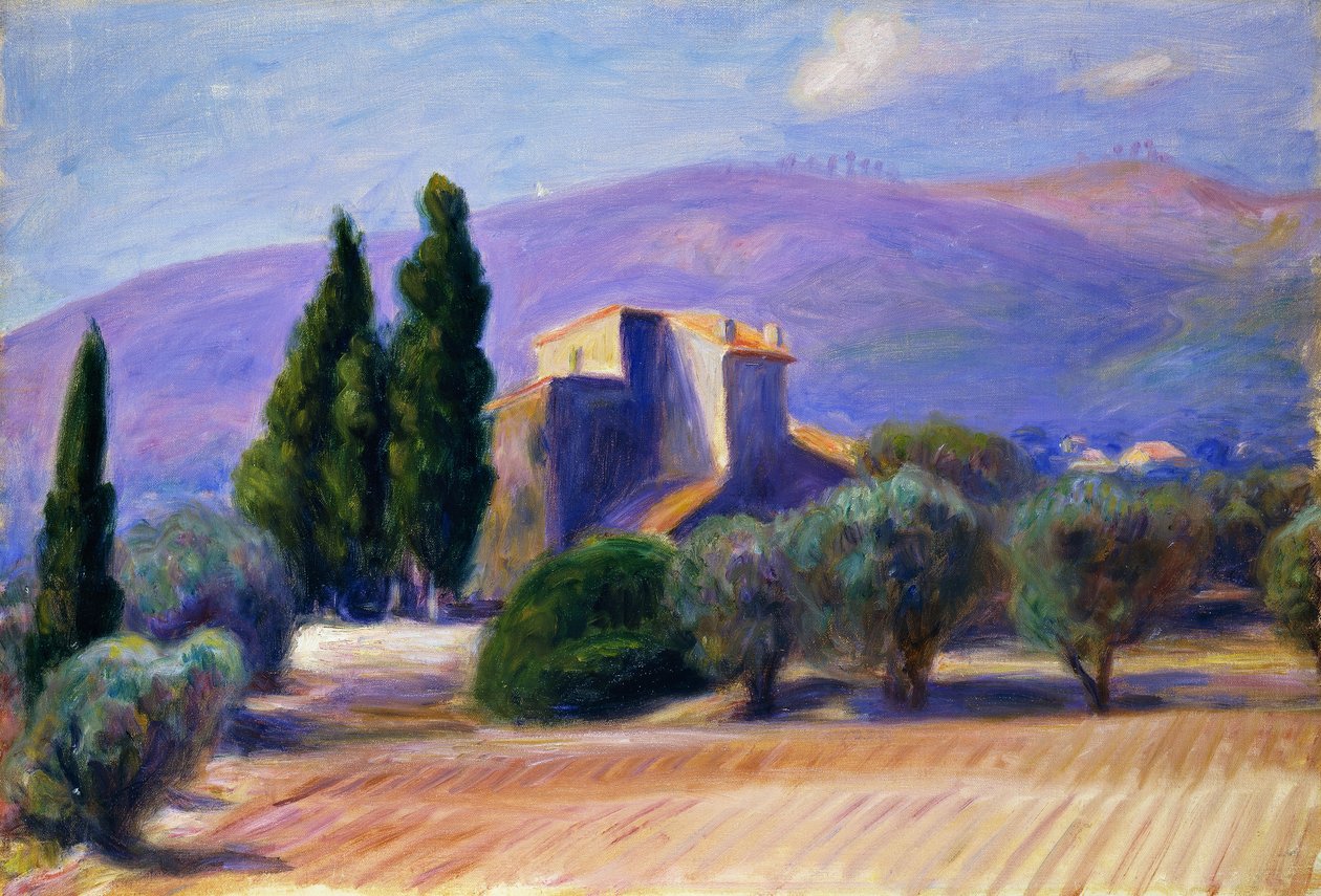 Bondegård i Provence af William James Glackens