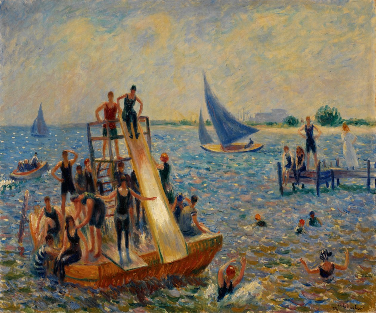 Flåden af William James Glackens