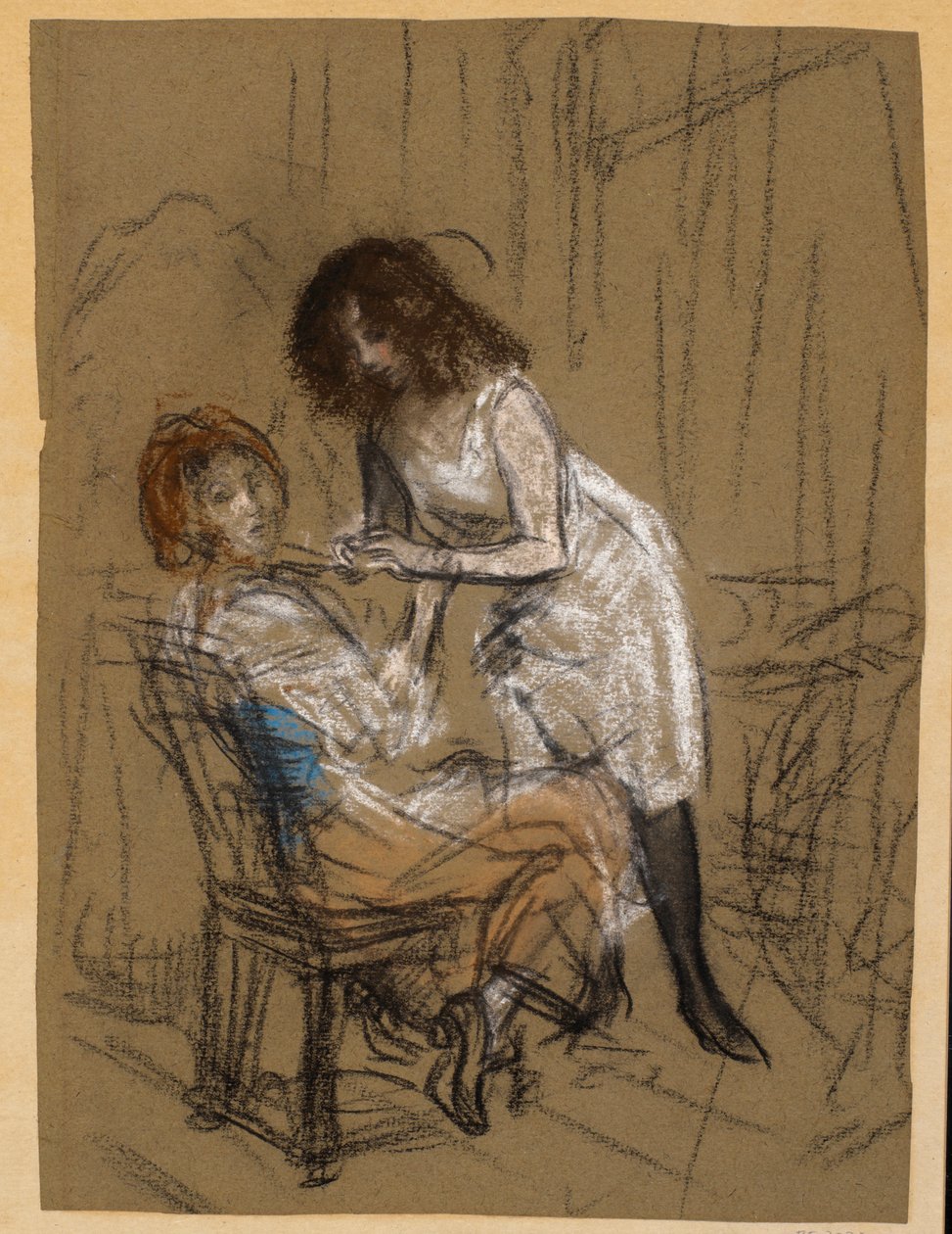 To kvinder (en siddende) af William James Glackens