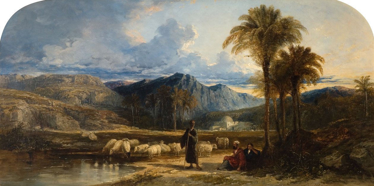 Arabiske hyrder, 1842. af William James Muller
