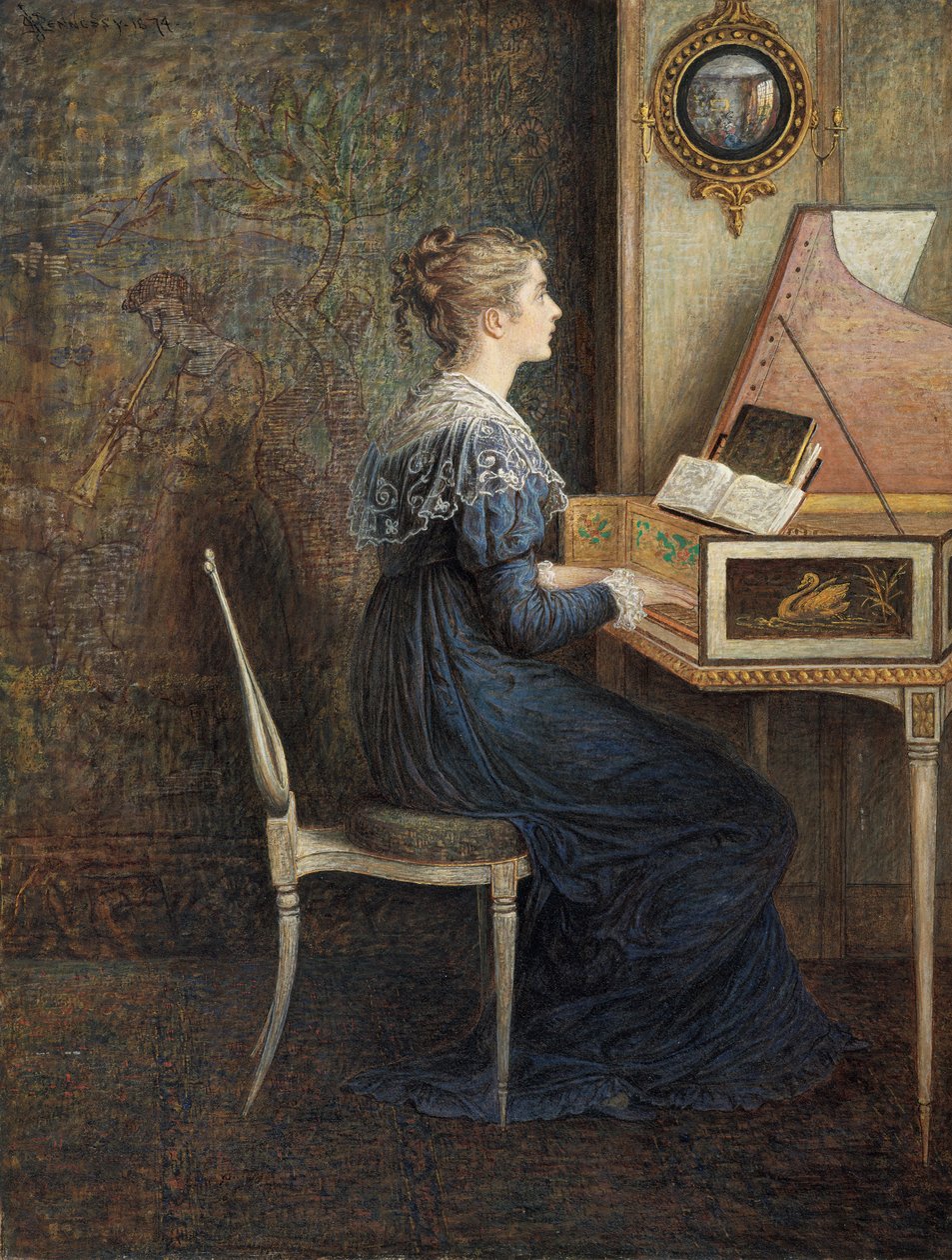 En gammel sang, 1874. af William John Hennessy