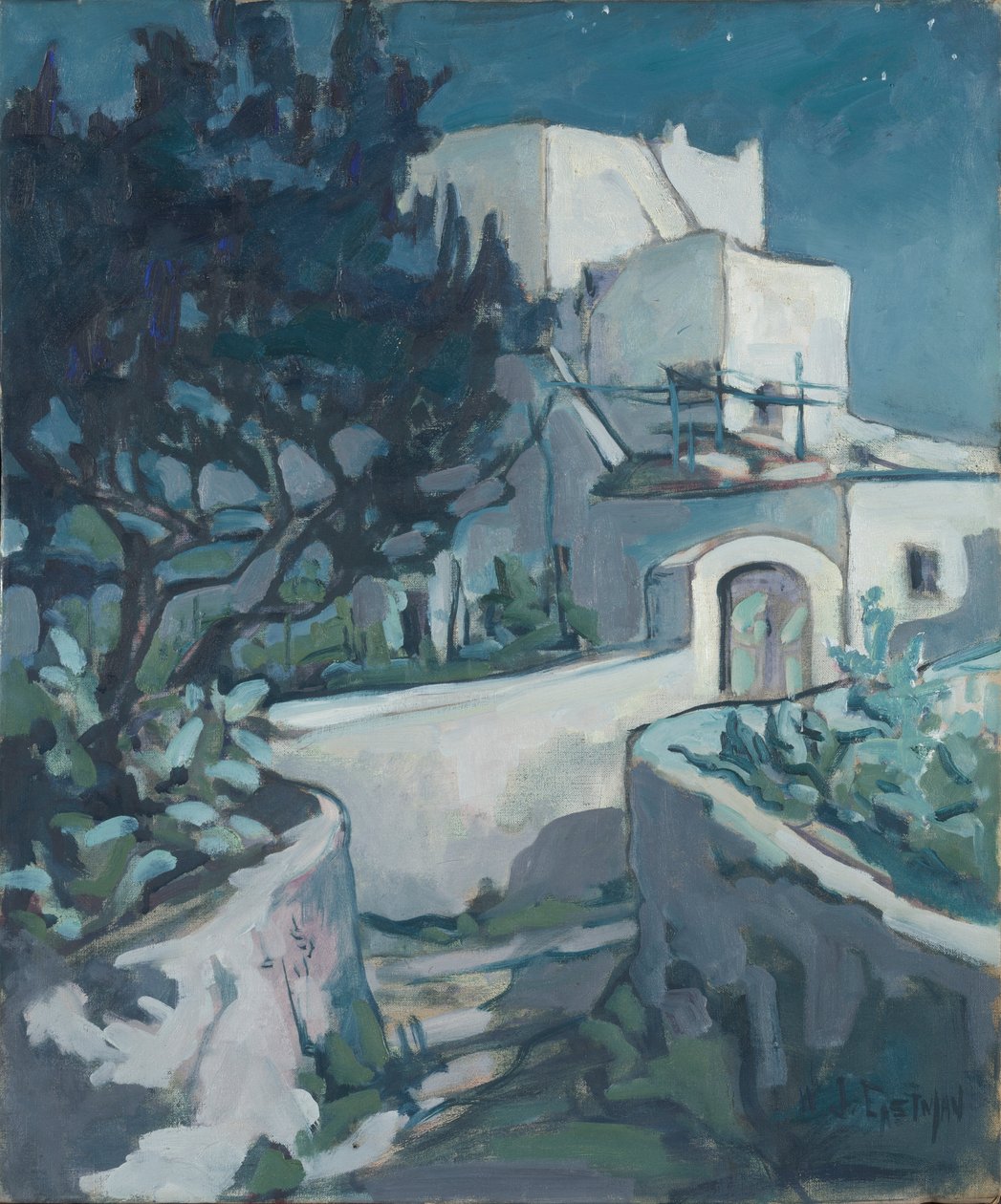 Italiensk nat, Capri af William Joseph Eastman