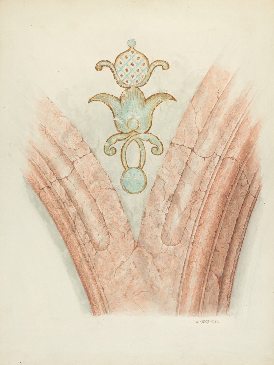 Loftsdekoration, ca. 1941. af William Kieckhofel