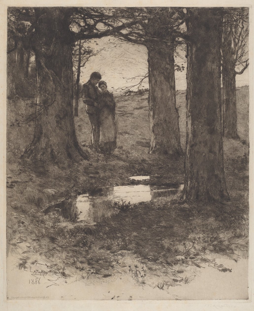 En aftenvandring af William Langson Lathrop
