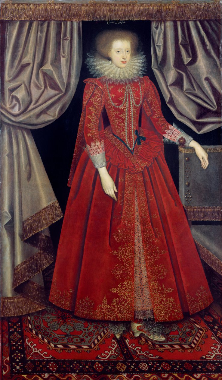 Catherine Howard, grevinde af Suffolk, c1615 af William Larkin
