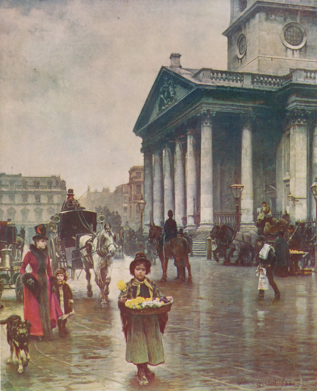 St Martins-in-the-Fields, 1888, c1915 af William Logsdail