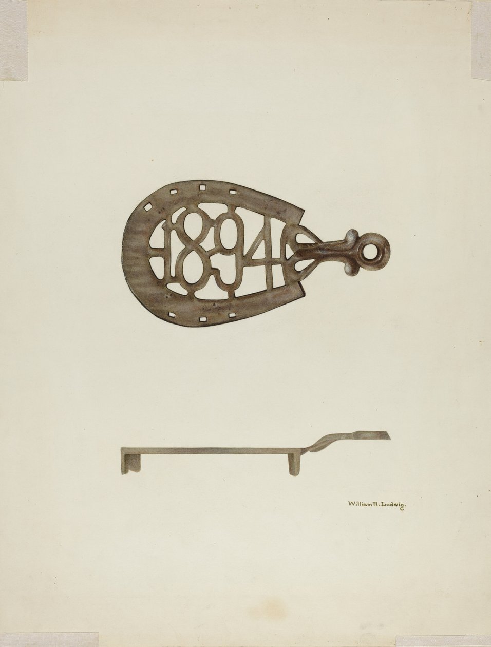 Trivet, c. 1939. af William Ludwig