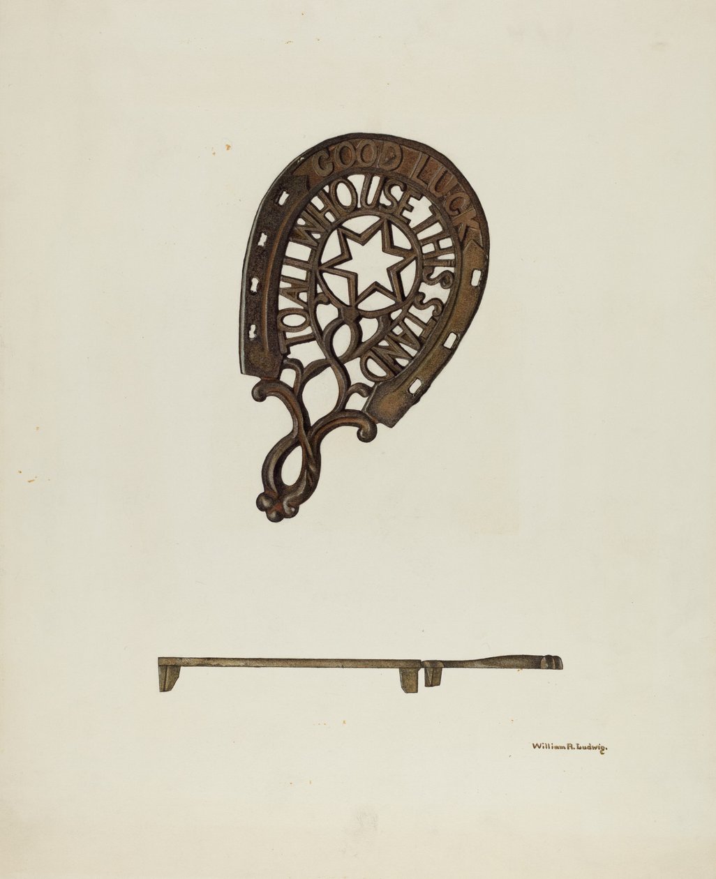 Trivet, c. 1939. af William Ludwig