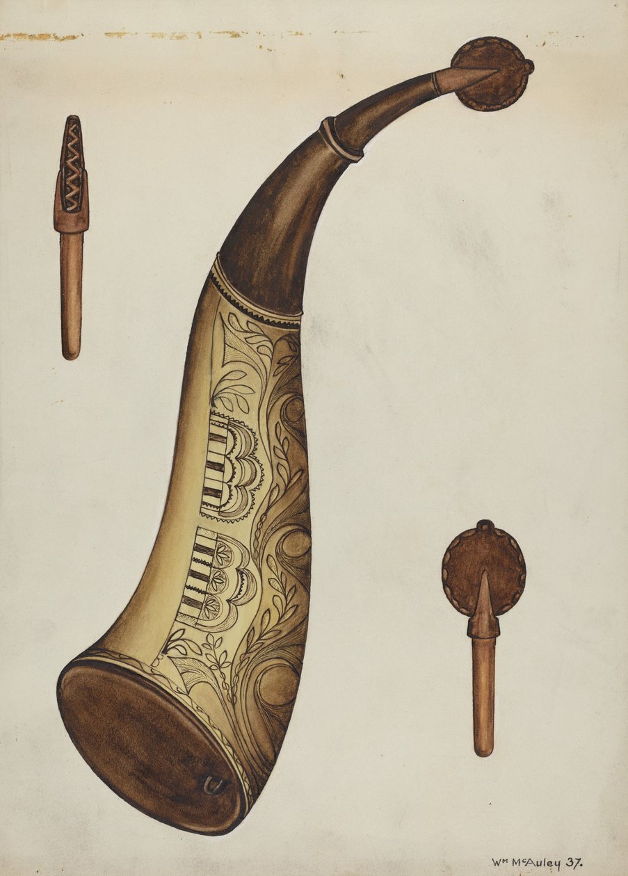 Krudthorn, 1937. af William McAuley