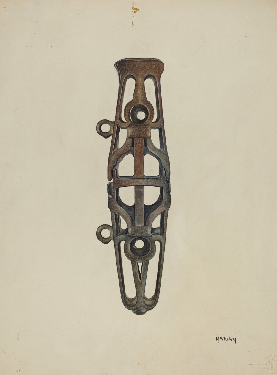 Piskefatning, ca. 1937. af William McAuley