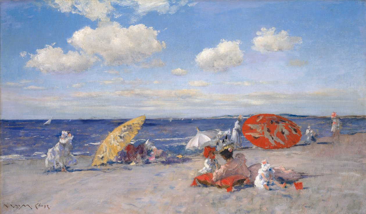 Ved havet, ca. 1892. af William Merritt Chase