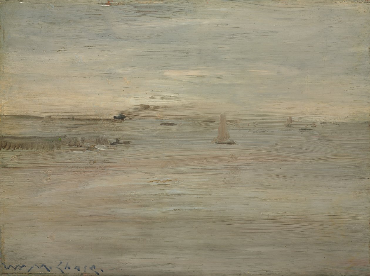 Marine, c. 1888. af William Merritt Chase