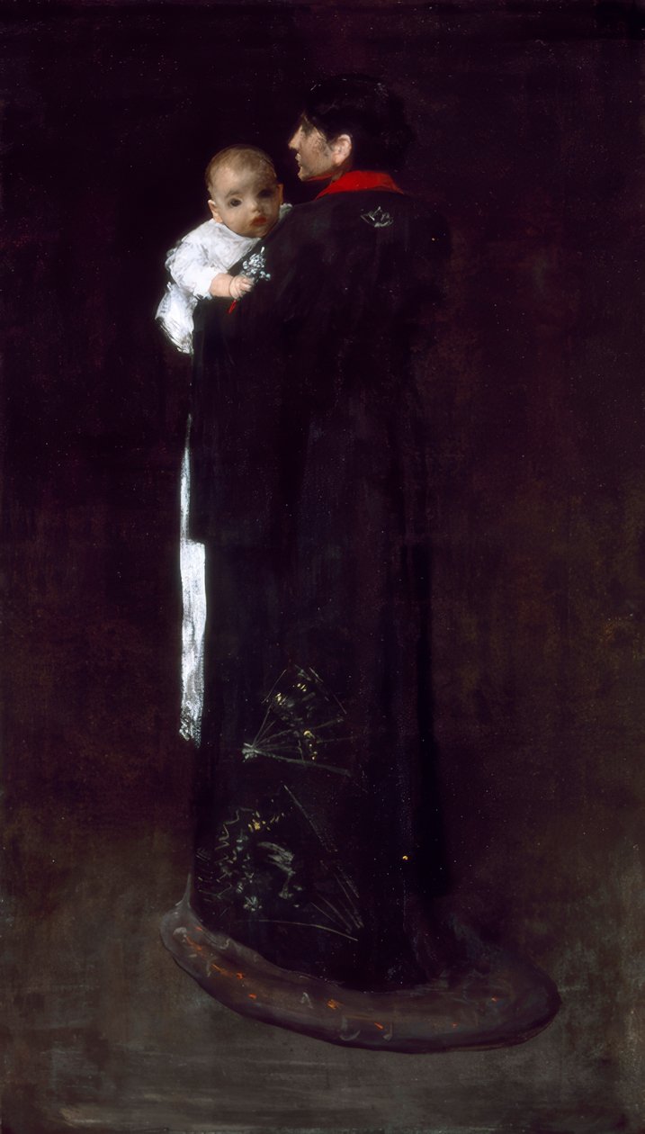Mor og Barn af William Merritt Chase