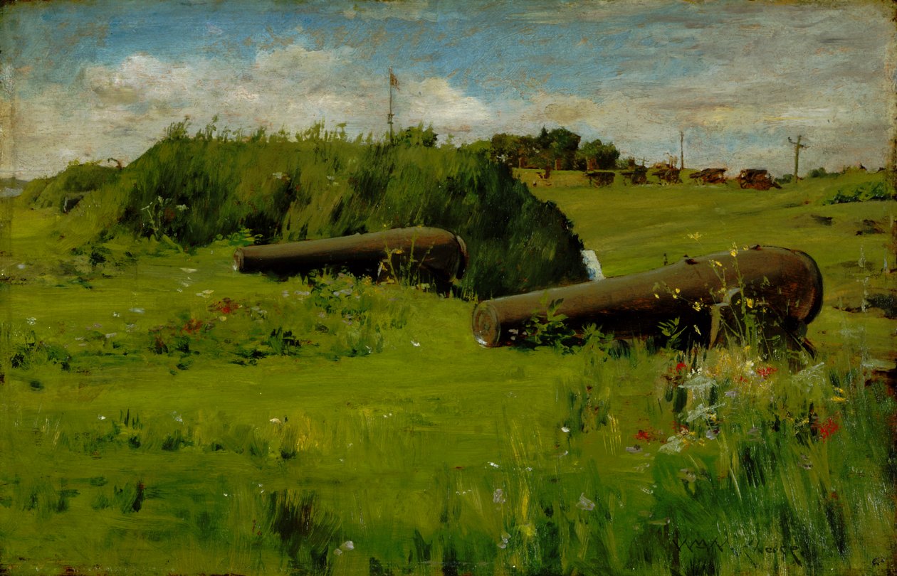 Fred, Fort Hamilton af William Merritt Chase