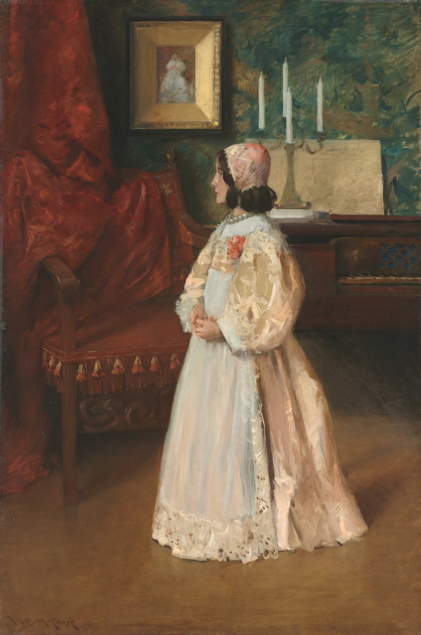 Portræt af min datter Alice af William Merritt Chase