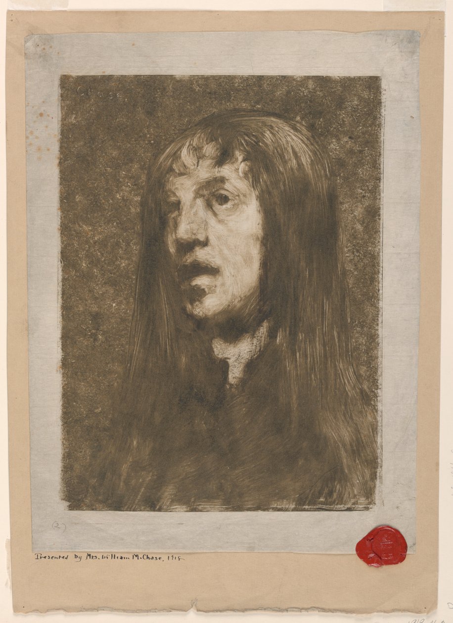Portræt af en kvinde af William Merritt Chase