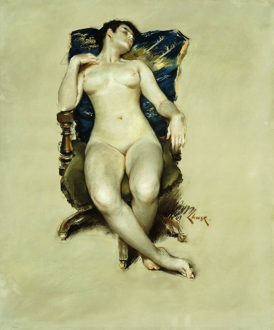 hvile, af William Merritt Chase