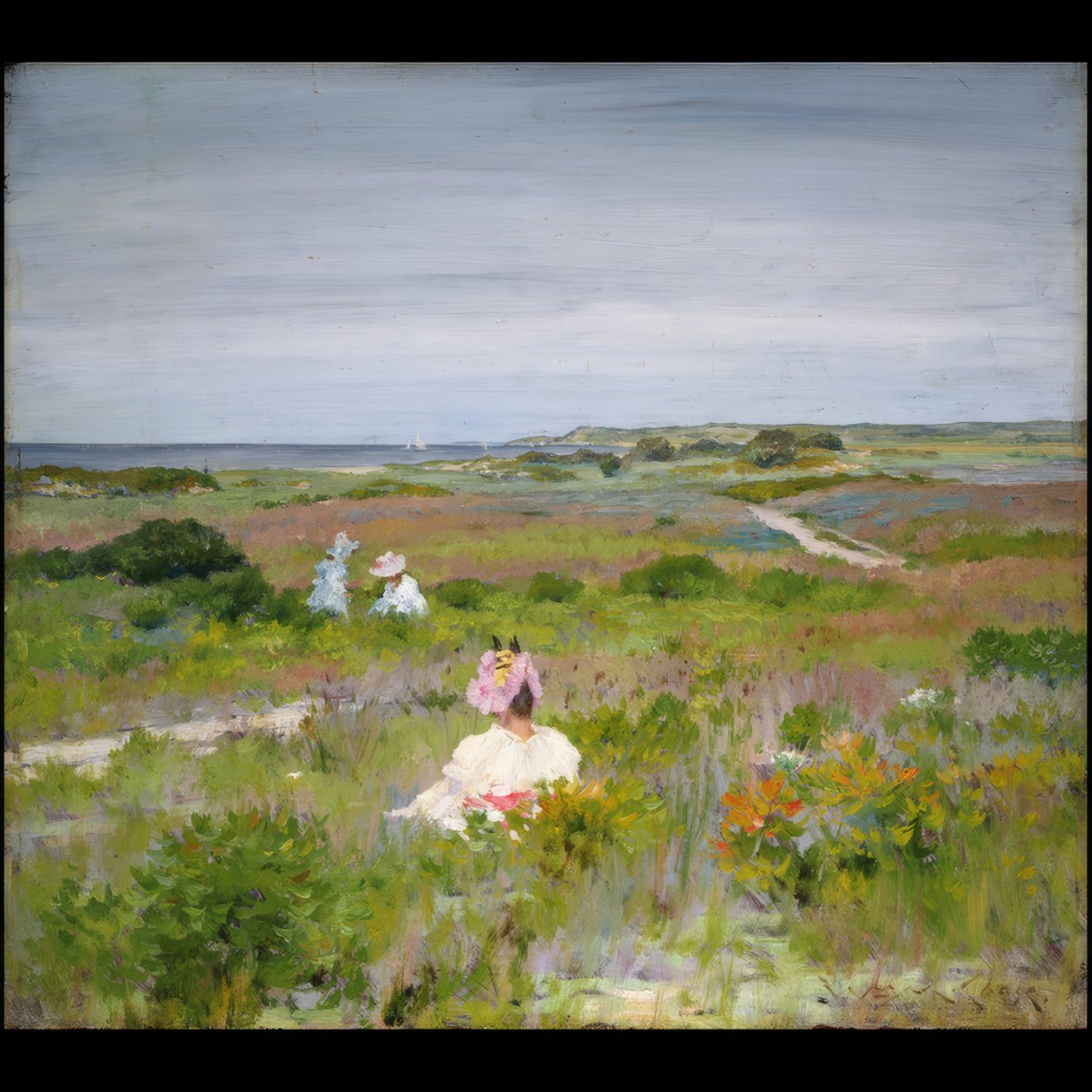 Shinnecock, Long Island af William Merritt Chase
