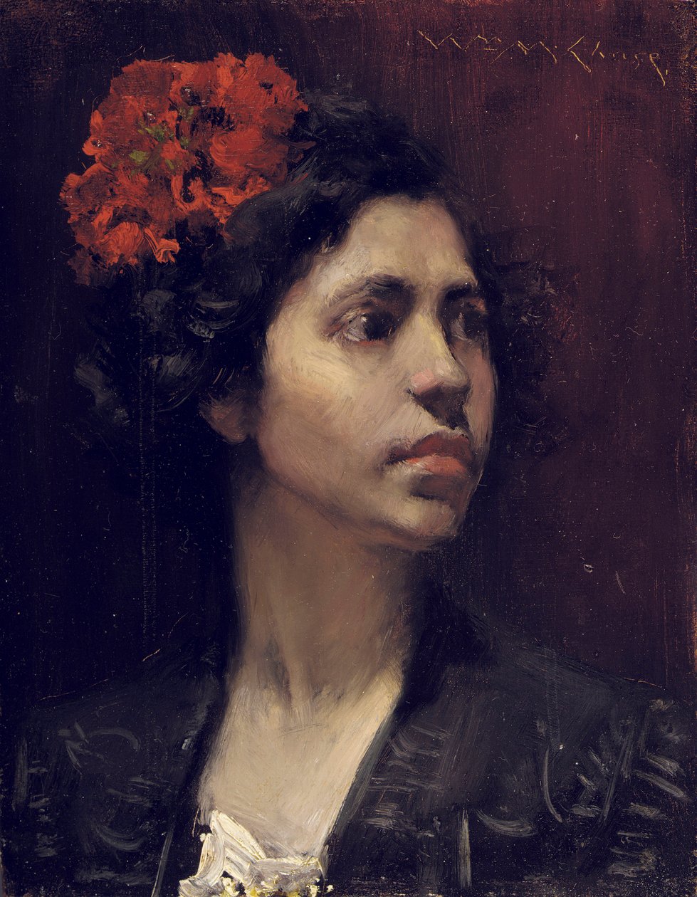 Spansk pige af William Merritt Chase