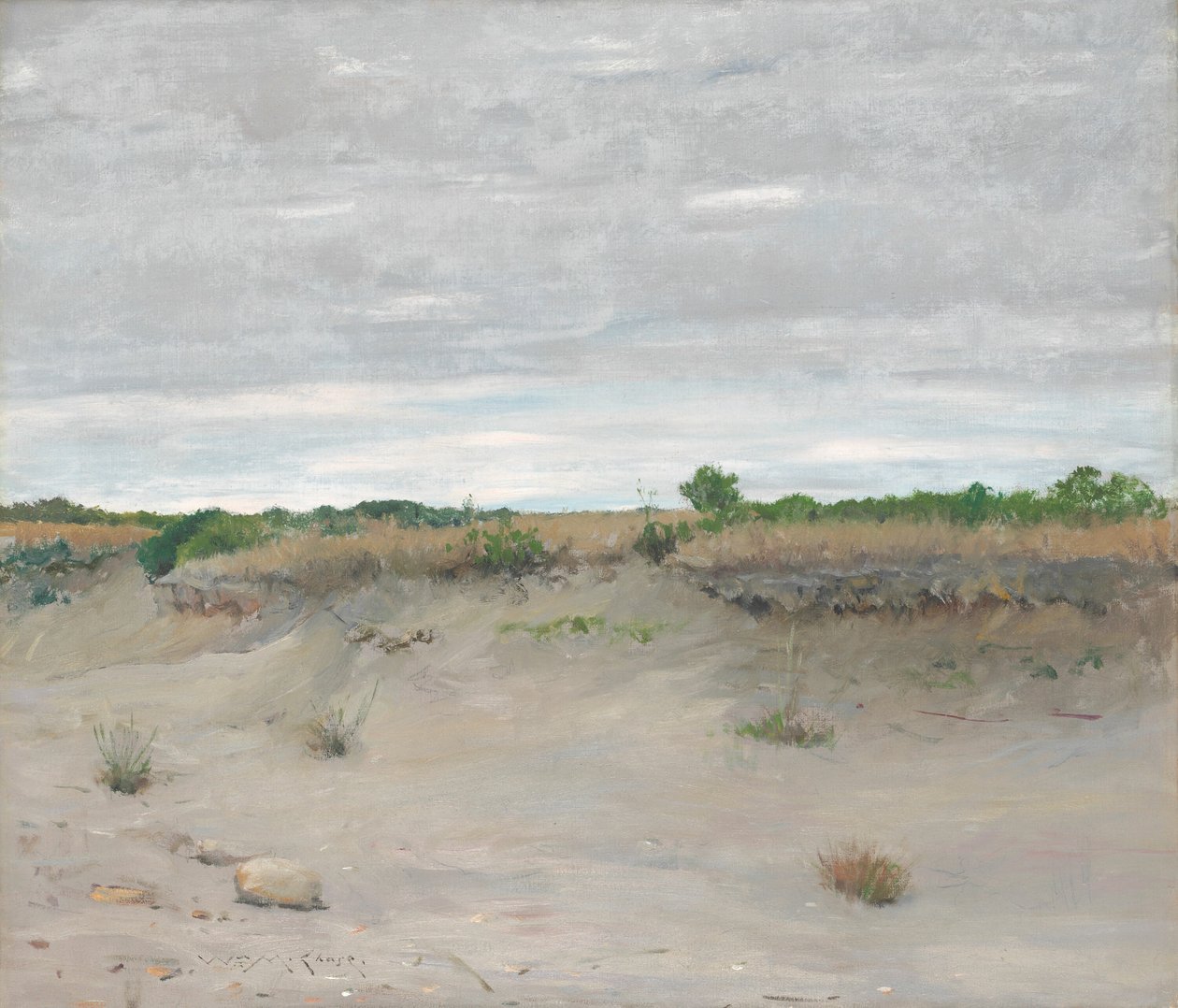 Forblæste sand, 1894. af William Merritt Chase