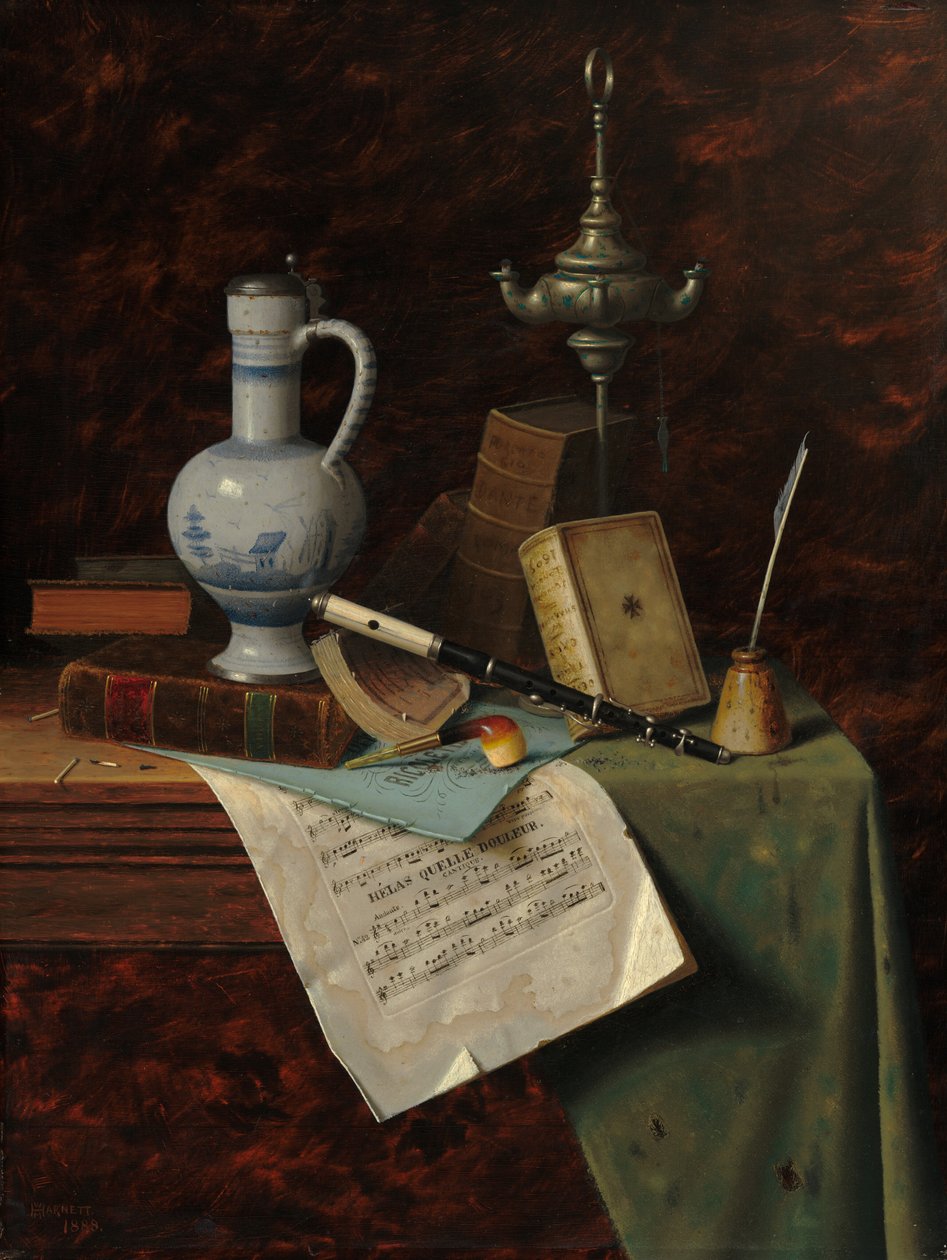 Mine ædelstene, 1888. af William Michael Harnett