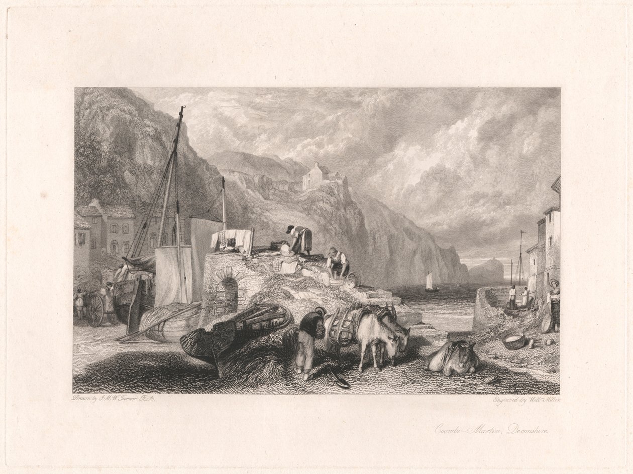 Combe-Martin, Devonshire af William Miller