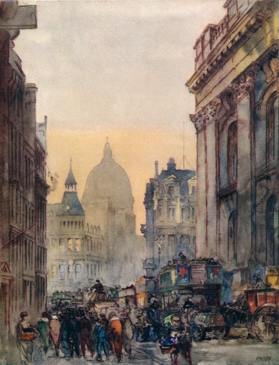 Fra Cornhill, c1906 af William Monk