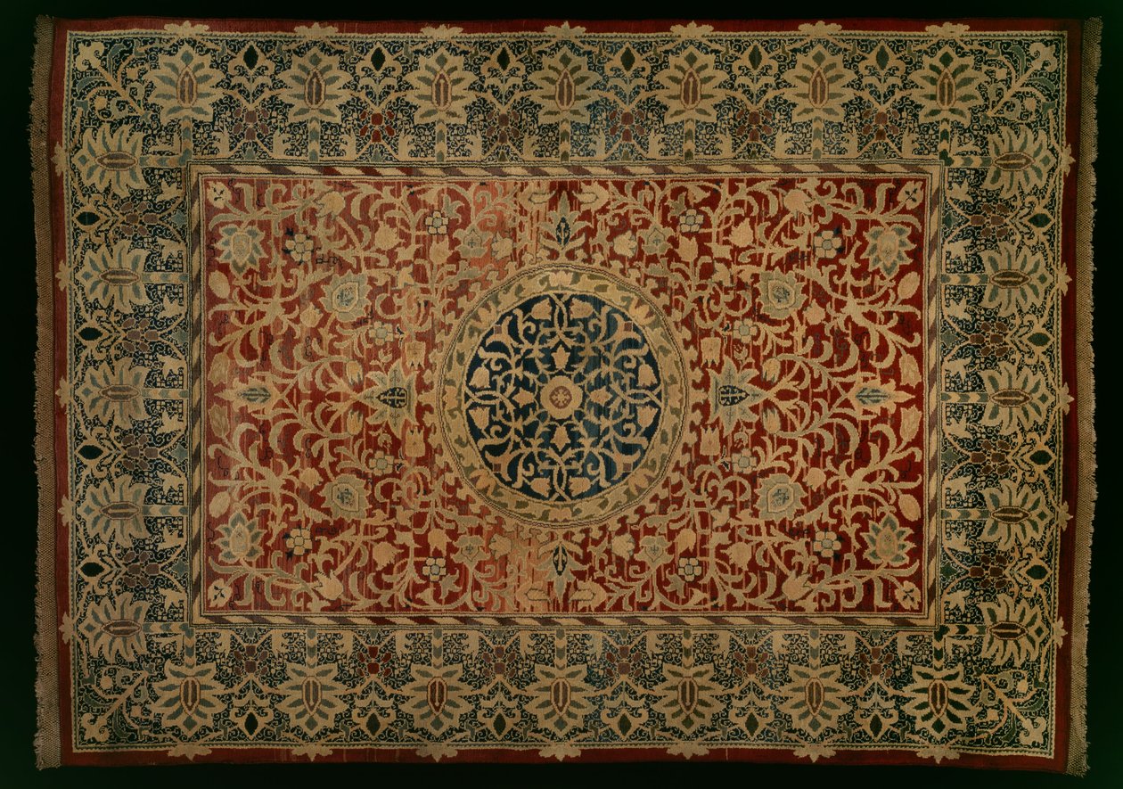 Tæppe, Wimbledon, 1887. af William Morris