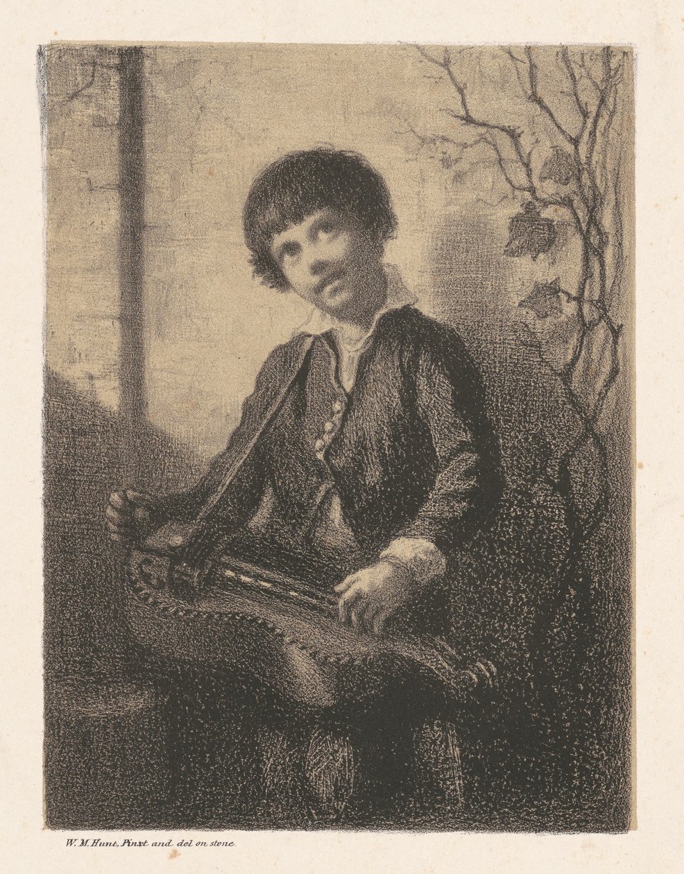 Hurdy-Gurdy Boy af William Morris Hunt