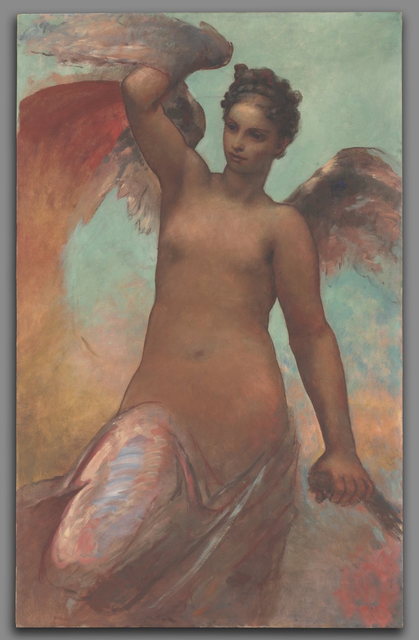 Winged Fortune af William Morris Hunt