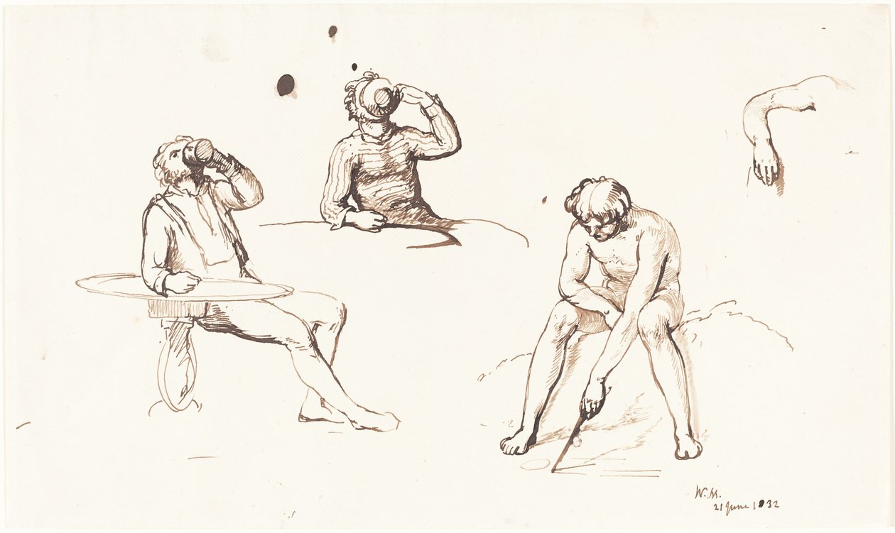 Figurstudier af William Mulready