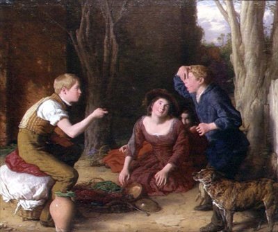 Butt, skyde et kirsebær af William Mulready