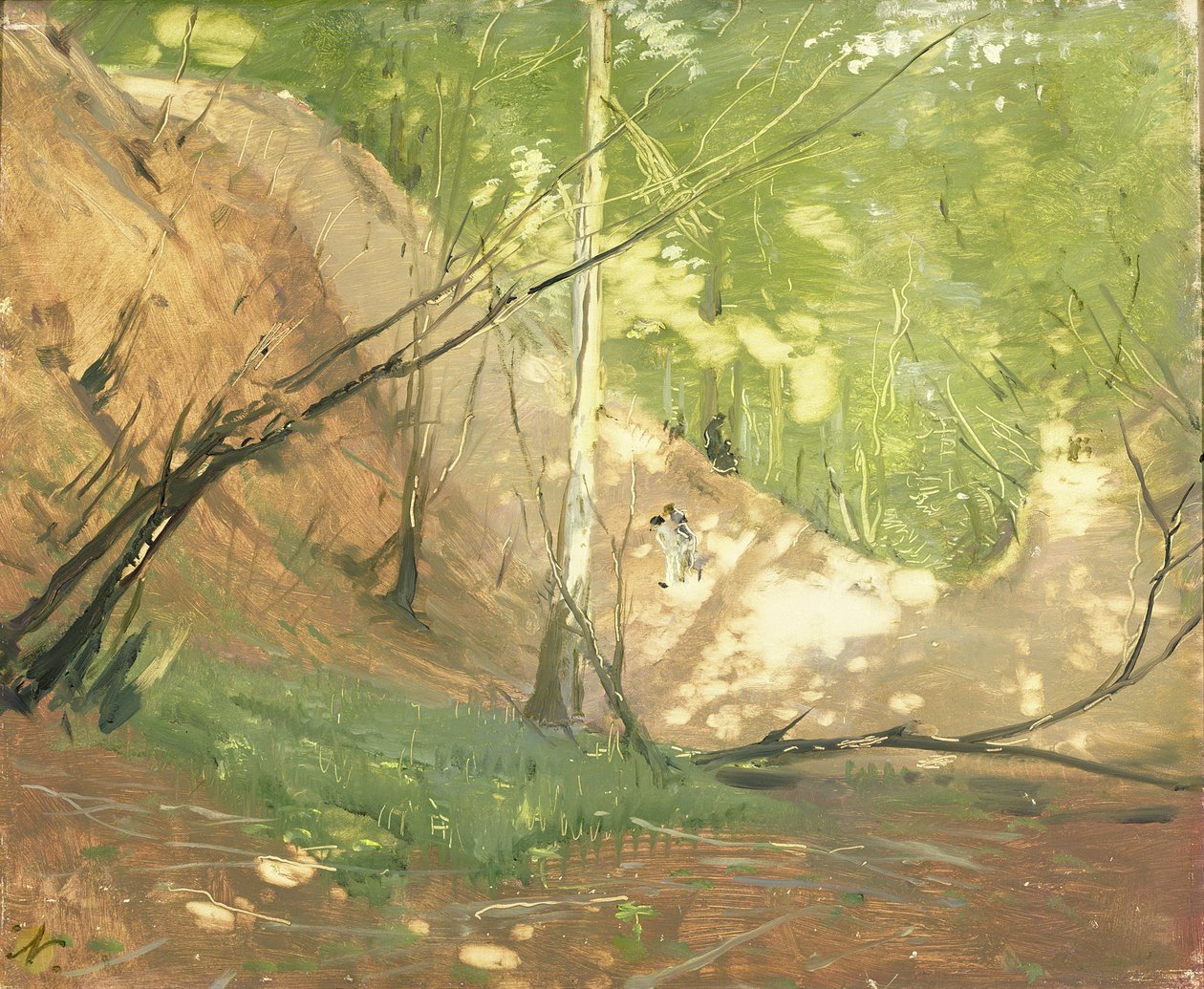A Glade Near Midhurst (olie på lærred) af William Nicholson