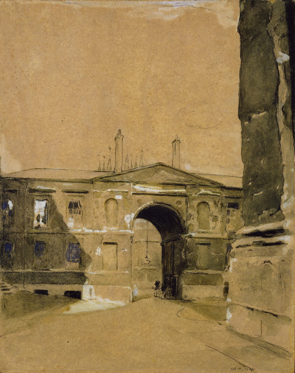Canterbury Gate, Christ Church, Oxford af William Nicholson