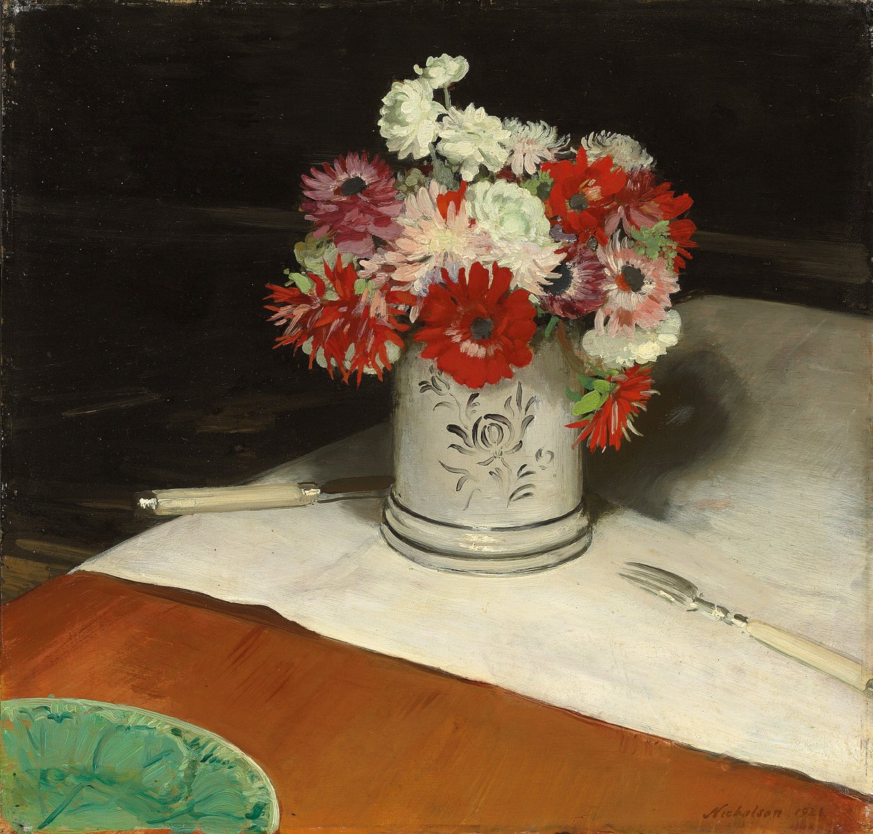 Dobbeltanemoner af William Nicholson