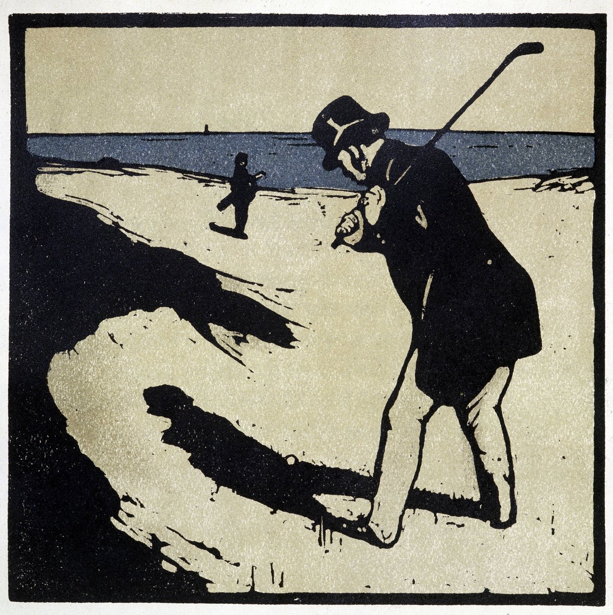 Golfspiller af William Nicholson